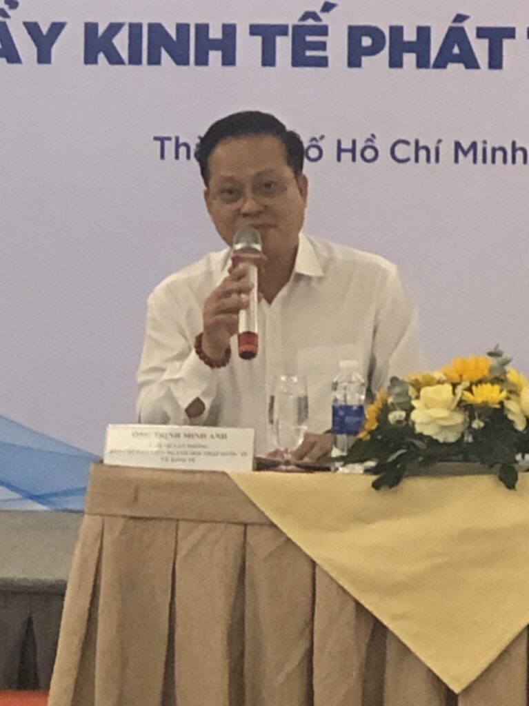 Ông Trịnh Minh Anh, Chánh Văn phòng Ban Chỉ đạo liên ngành hội nhập quốc tế về kinh tế.